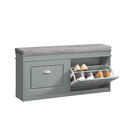 Socle para Sapatos SOBUY FSR64-HG (Cinzento - MDF) sobuy - Cadeiras - MDF, cinzento