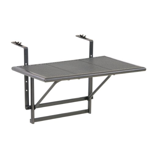 Mesa Suspensa GREEMOTION (Cinzento - Aço - 100x40x80 cm) greemotion - Mesas de exterior - mesa suspensa, greemotion, cinzento, aço, 100x40x80 cm