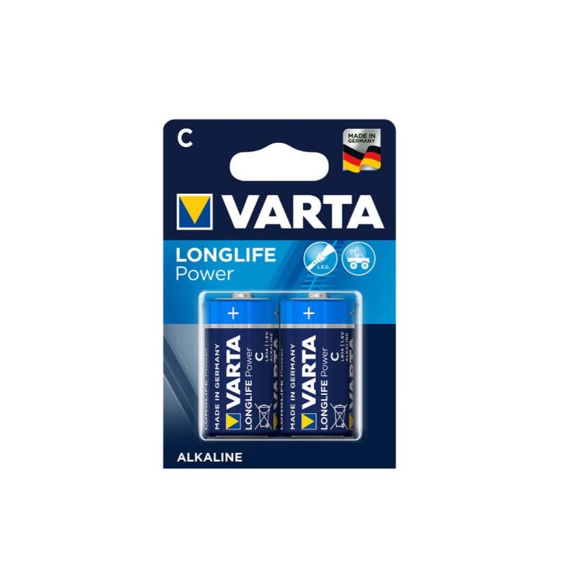 Pilha Não Recarregável VARTA High Energy (2 unidades) Varta - Baterias - pilha não recarregável, varta high energy, fator forma cilíndrico, voltagem bateria 1.5 v, número baterias incluídas 2, tamanho bateria cilíndrica l