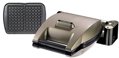 Máquina de waffles Lagrange Premium Gaufres | Aço inoxidável (Preparação de Alimentos a Frio) LAGRANGE - Máquinas de waffle - 6 pratos, antiaderente, 1200W, indicador