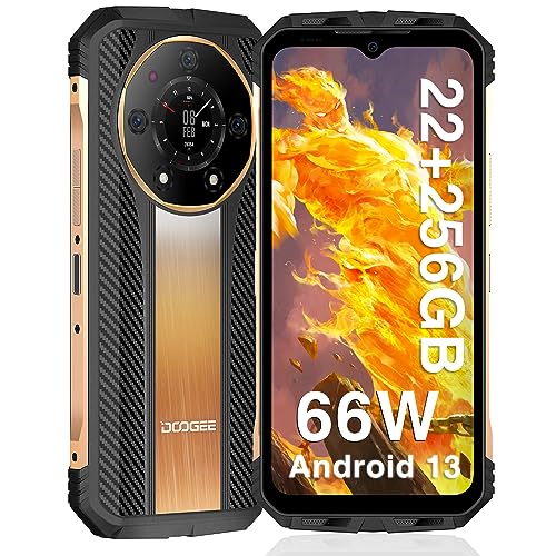 Smartphone DOOGEE S110 (6.6'' - 22 GB - 256 GB - Preto) DOOGEE - Telemóveis - smartphone, doogee s110, android 13.0, helio g99, octa-core, 22 GB