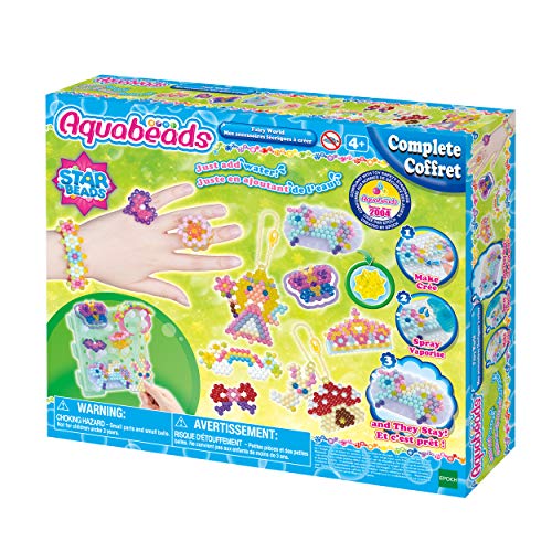 Kit de artesanato para crianças SPIN MASTER My Fairy Accessories Aquabeads - Kits de artesanato de brinquedos - kit, artesanato, crianças, fadas, abalorios