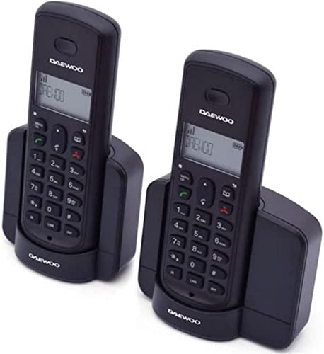 Telefone sem fio DEEPOO DTD-1350 Preto Daewoo - Telefonia - sem fio, agenda 50 números, teclas grandes, bloqueio