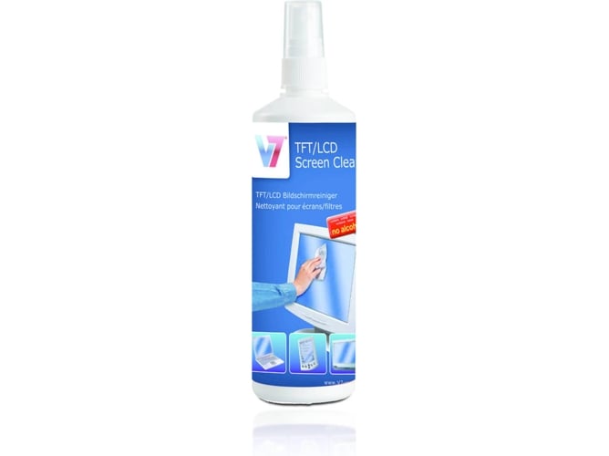 Spray de Limpeza de Ecrã V7 VCL1620/GB (Acessório Informática e Tel.) V7 - Banho e corpo - spray, limpeza, ecrã, mate, opacidade