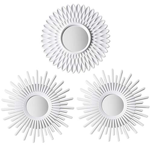 Conjunto de Espelhos BONNYCO (Branco - 3 Un) Garcon Elite SL - Espelhos - conjunto, espejos, branco, 3 unidades