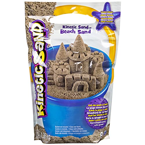 Areia mágica SPIN MASTER Kinetic Sand Beach Sand (Idade mínima recomendada: 3 anos) Spin Master - Massa de modelar e putty - areia, kinetic sand, beach, idade mínima 3 anos