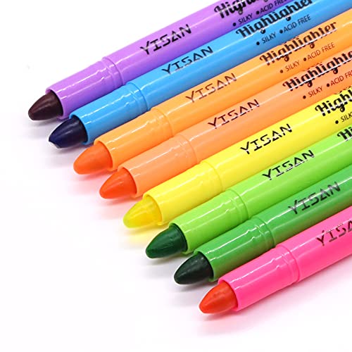 Marcador de Livros Sagrados YISAN 20222 (8 Cores) YISAN - Marcadores e marcadores de texto - 8 cores, ponta de fibra de carbono, livros sagrados