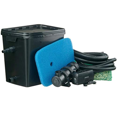 Filtro para Piscina UBBINK 1.200 l/h - 2.400 l/h UBBINK - Bombas de irrigação, reforço e sistemas de aspersão - 1.200 l/h, 2.400 l/h, 26 litros, filtro biológico, uv-c 9w
