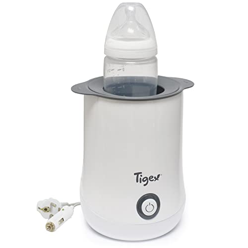 Aquecedor de Biberões TIGEX 2000 (Branco) TIGEX - Aquecedores e esterilizadores de biberões - branco, plástico, 1 bateria, 3.6V