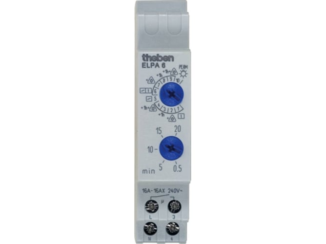 Temporizador THEBEN Timer 26 IP 44 (Azul) Theben - Tomadas e soquetes de energia - temporizador, automóveis, botão de reset