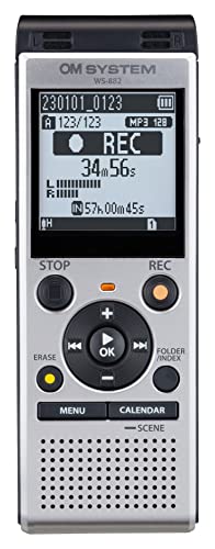 Gravador OM SYSTEM WS-882 (Vídeo - 2 GB) OM SYSTEM - Gravadores de voz - 2 GB, 640 x 480, microfone, CD-R