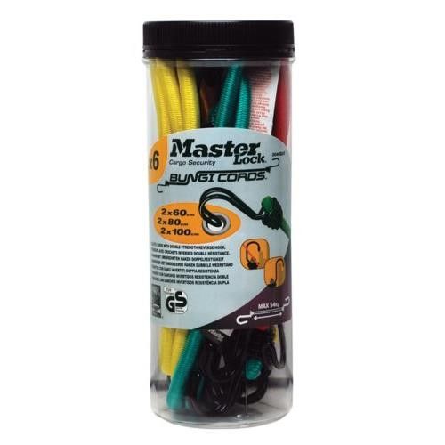 Cordas MASTER LOCK 3040EURDAT (6 Un) (Recondicionado Como Novo) Master Lock - Cordas elásticas - cordas, master lock, 3040eurdat, recondicionado, como novo