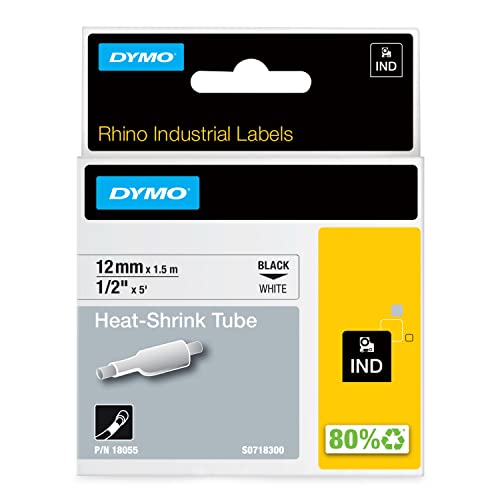 Fita para Etiquetadora DYMO RhinoPRO Heat shrink tubes DYMO - Fontes de alimentação elétrica - etiquetadora, heat shrink, tubos