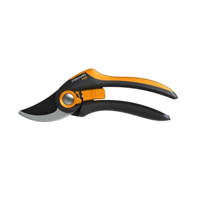 Tesoura de jardim fiskars smartfit p68 | Azul, Amarelo Fiskars - Tesouras de poda - bypass, lâminas largas, sistema de abertura fácil