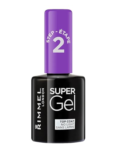Rimmel Londres Super Gel Top Coat - 12Ml Rimmel London - Vernizes de unhas - gel, 14 dias, polivalente