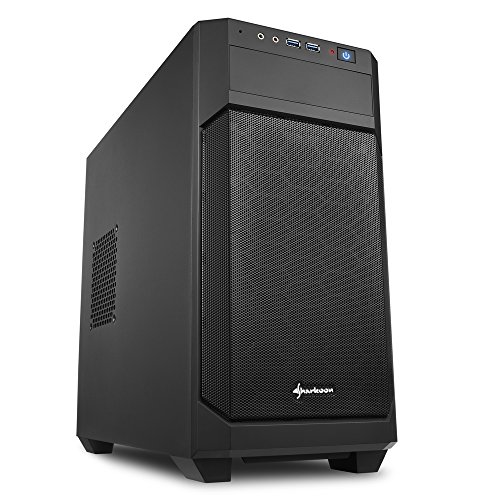 Caixa para Computador Sharkoon V1000 | Preto Sharkoon - Componentes de computador - computador, preto