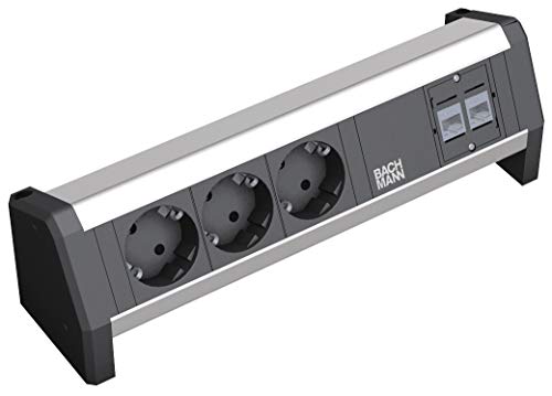 Extensão Elétrica BACHMANN Desk 1 (3 Tomadas - Tipo F - 2 m) Bachmann - Filtros de linha e supressores de surtos - 3 tomadas, tipo f, 2 m, 230 v