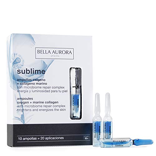 Kit de Limpeza Facial Bella Aurora Ampolas Anti-Idade + Colageno Marinho 20 Ml Bella Aurora - Loção e hidratante - ampolas, anti-idade, colageno marinho