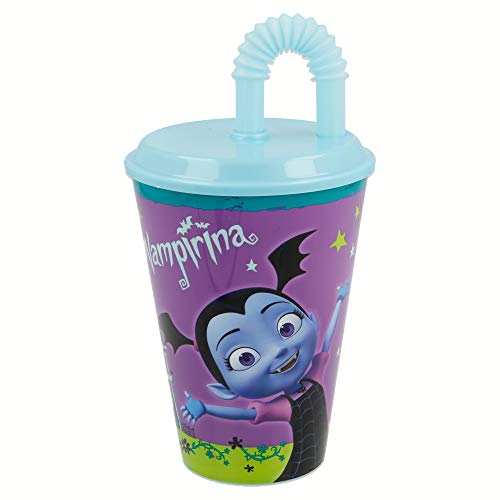 Garrafa de Água STOR VAMPIRINA Cana Easy (430 ml) Stor - Canecas - tapa, pega, 430 ml, plástico
