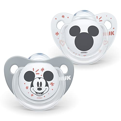 Chupetas NUK Trendline Silicone 0-6M Mickey Mouse NUK - Cuidados com a higiene oral - silicone, hipoalergénico, anatomica, air system