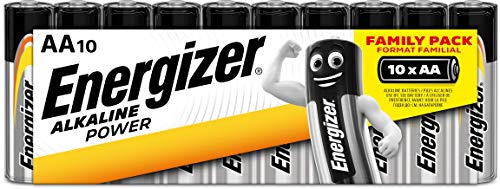 Pilhas ENERGIZER Alkaline AA (10 unidades) Energizer - Baterias de uso geral - alkaline, aa, 10 unidades, 1,5 V