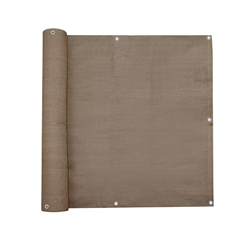 Jarolift Cobertura de Balcão com Ecrã de Privacidade e Proteção Solar 600X75Cm Castanho jarolift - Móveis de exterior - ecrã de privacidade, proteção solar, castanho, 600x75cm