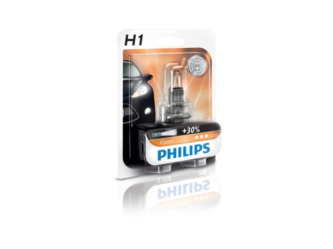 Lâmpada para faról de automóveis PHILIPS VISION+30 Philips - Iluminação de veículo a motor - faróis, automóveis, resistente à água
