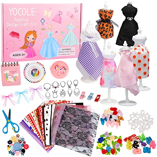 Kit de Moda YOCOLE (Idade Mínima: 6 Anos) YOCOLE - Kits de arte e artesanato - manequins, acessórios, tecidos, cores