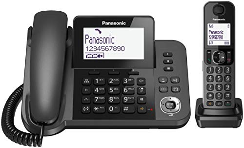 Telefone sem fio PANASONIC KX-TGF310EXM Preto Panasonic - Telemóveis - sem fio, preto