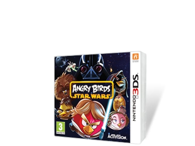 Jogo Eletrónico RAVENSBURGER Angry Birds Star Wars (Nintendo 3DS) ACTIVISION - Software de jogos de vídeo - angry birds, star wars, nintendo 3ds, pássaros rebelde