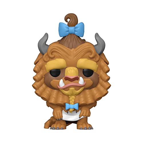 Figura FUNKO Pop! Disney: Beauty And The Beast-Beast W/Roots Funko - Brinquedos - vinil, 9cm, preto e branco