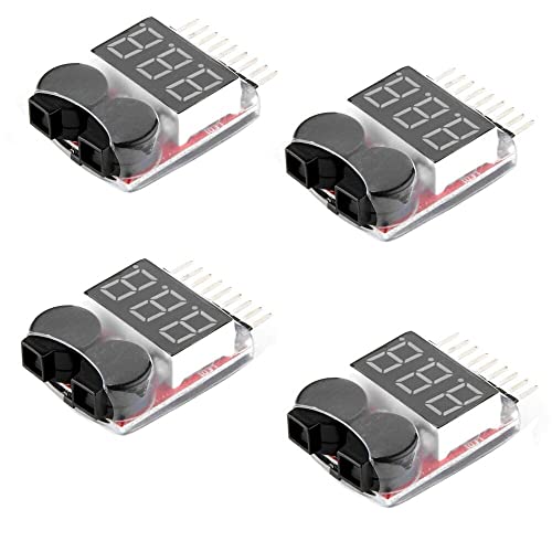 Monitor de Bateria FASIZI 4 Unidades Rc Fasizi - Acessórios de brinquedos de controle remoto - monitor, bateria, 4 unidades