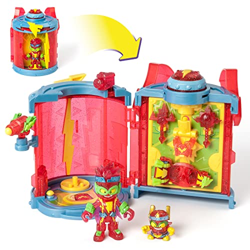 Supercoisas Figura de Ação Base Secreta Tempestade de Furia (Idade Mínima Recomendada: 6 anos) MAGICBOX - Brinquedos - figura, ação, base secreta, tempestade de fúria, 6 anos