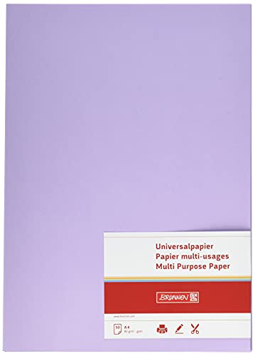 Papel de Impressão BRUNNEN Universal (Lavanda) Baier & Schneider - Papel de impressora e copiadora - lavanda, 80g/m², universal
