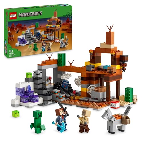LEGO Minecraft - O Poço da Mina dos Pâramos (Idade mínima: 8 anos) LEGO - Blocos de encaixe - lego, minecraft, poço da mina dos páramos, 8 anos