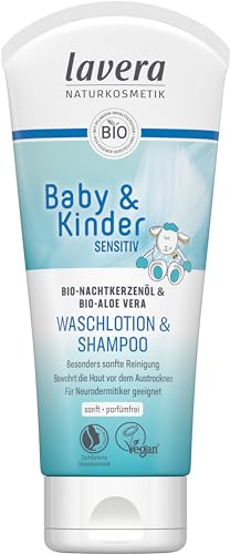 Lavanda e Champô Neutro para Bebês e Crianças 200 ml LAVERA laverana GmbH - Shampoo & condicionador - bebés, crianças, 200 ml