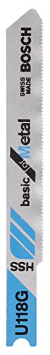 Lâmina para Serra Tico-Tico BOSCH 2 608 656 117 Bosch - Lâminas de serra - serra tico-tico, bosch, 2 608 656 117, ferro per taglio metallo, ondulata, acciaio al carbone