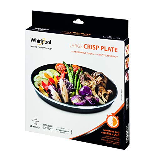 Tigela WHIRLPOOL AVM305 (Material: cerâmica) Whirlpool - Acessórios para forno de micro-ondas - cerâmica, preto, 32x25x30cm