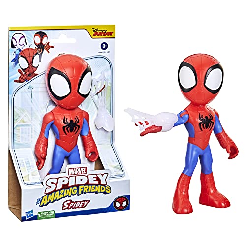 Figura de Ação SPIDEY AND HIS AMAZING FRIENDS Supersized Spidey (Idade Mínima: 3 anos) Hasbro - Bonecos de ação e brinquedo - spidey, 22.5 cm, acessórios, aranha