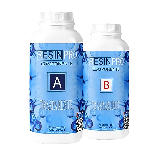 Resina Transparente 320Gr (Recondicionado Como Novo) Resin Pro - Filtros e telas - 320g, epoxi, transparente, auto-nivelamento