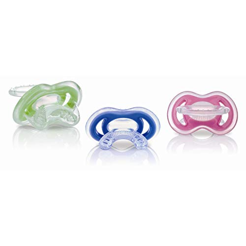 Chupeta NUBY Silicone (0-6 meses - Rosa) Nuby - Chupetas e mordedores - silicone, 0-6 meses, rosa
