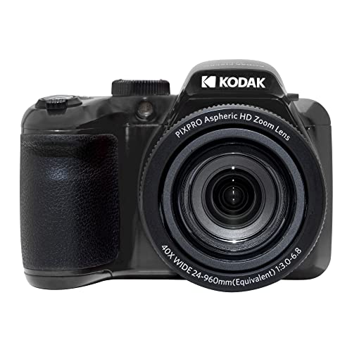 Máquina Fotográfica Compacta KODAK AZ405 (Preto - 20 MP - ISO: 80 a 1600 - Zoom Ótico: 40x) Kodak - Câmeras - compacta, 20 mp, ISO 80-1600, zoom ótico 40x