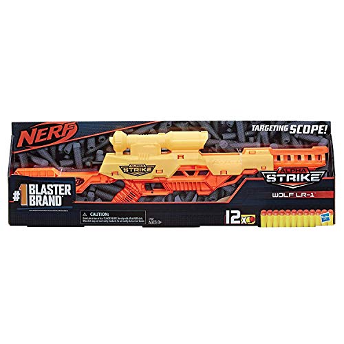 Lançador NERF Alpha (Idade Mínima: 8 Anos - 25 x 7,5 x 24,5 cm) Nerf - Armas de brinquedo e acessórios - lançador, nerf alpha, 8 anos, 25x7,5x24,5 cm