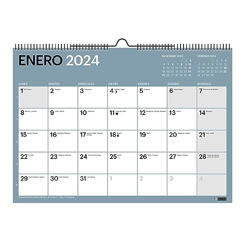 Calendário ERIK EDITORES de Parede Miquelrius Chromat 2024 (A4) MIQUELRIUS - Calendários, organizadores e planejadores - calendário, parede, miquelrius, chromat, 2024, a4