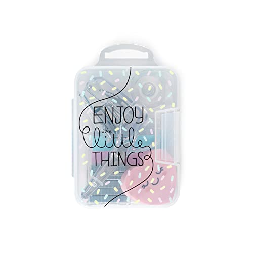 Mini Kit de Papelaria LEGAMI (Idade Mínima: 3) Legami - Clipes de papel e grampos - tesouras, borracha, marcador, fita adesiva, grampo