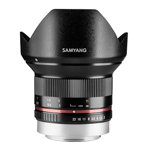 Objetiva SAMYANG 12mm F2.0 NCS CS (Preto - Encaixe: Fujifilm X Mount) Samyang - Lentes de câmera - 12mm, fujifilm x mount, ultra-wide, 0.2m