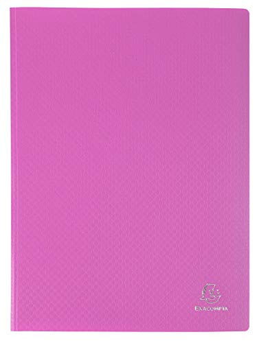 Portefólio EXACOMPTA 88527E (Rosa - Polipropileno) EXACOMPTA - Pastas e capas de relatório - polipropileno, 50 folhas, resistente à água, 22x27 cm