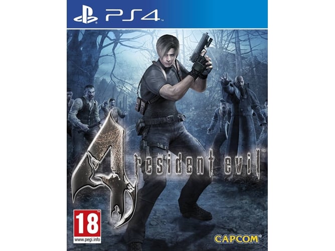 Jogo PS4 Resident Evil 4 (HD Remake) (M18 - Ação/Adventure) Capcom - Software de jogos de vídeo - ps4, hd remake, survival horror, m18