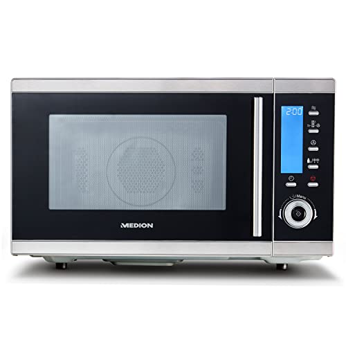 Micro-ondas MEDION MD 15501 (25 L - Com Grill) MEDION - Eletrodomésticos de cozinha - 2,5 l, grill, 900 W, 6 níveis