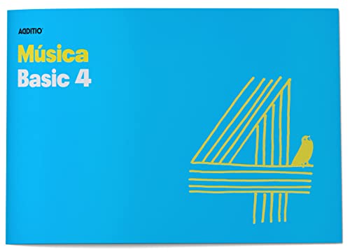 Caderno ADDITIO Basic 4 (Azul - A5) Additio - Cadernos e bloco de notas - pentagramas, apaisado, capa cartão, A5